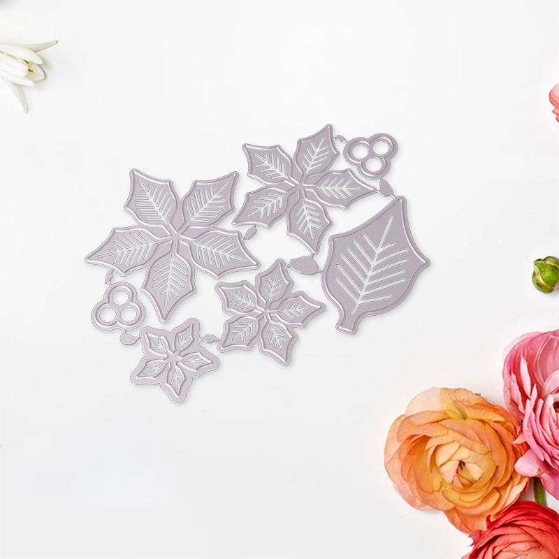 

Metal Die Cuts Carbon Steel Stencils Flower Leaves Cutting Dies Moulds for DIY Scrapbooking Greeting Cards Paper Crafts