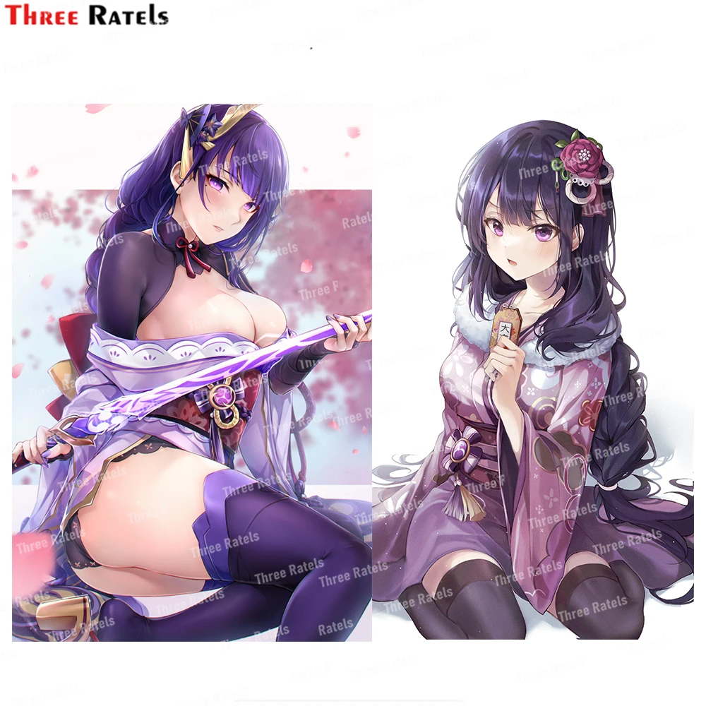 

Наклейка ударная три Ratels I857 Raiden Shogun Genshin для мотоцикла Yamaha наклейки персонализированные наклейки пленка против царапин