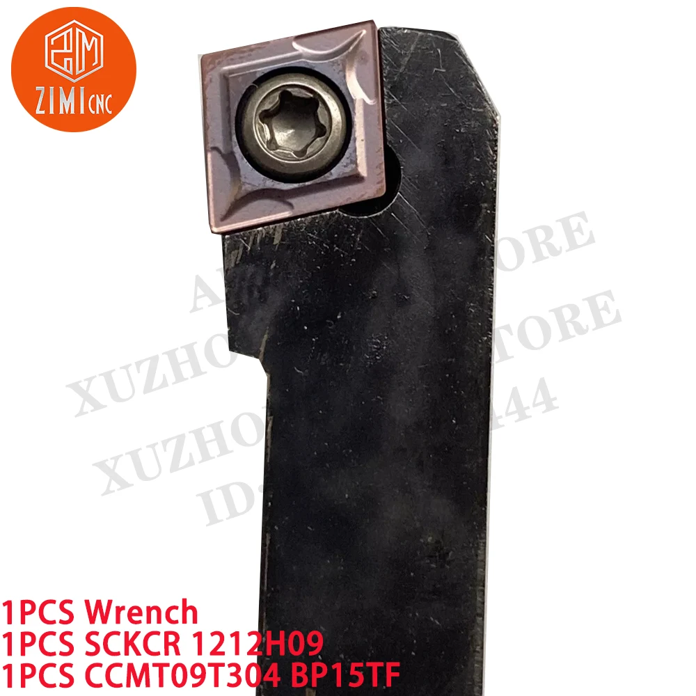 1PCS SCKCR1212H09 Индексируемый держатель токарного инструмента + CCMT09T304 BP15TF