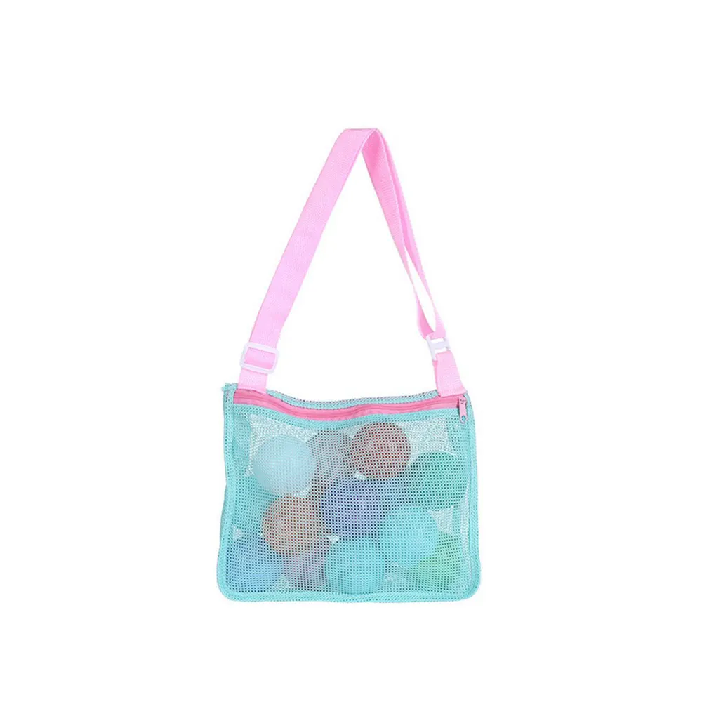 

Pack of 3 Beach Mesh Bag Sand Away Toy Storage Pouch Shopping Tote Pack