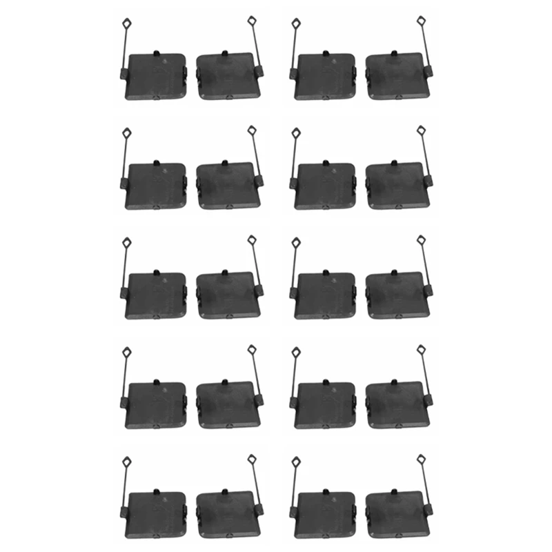 

10 пар, буксировочные крючки для заднего бампера, 51122990609 51122990610 для BMW X1 E84 2009-2016
