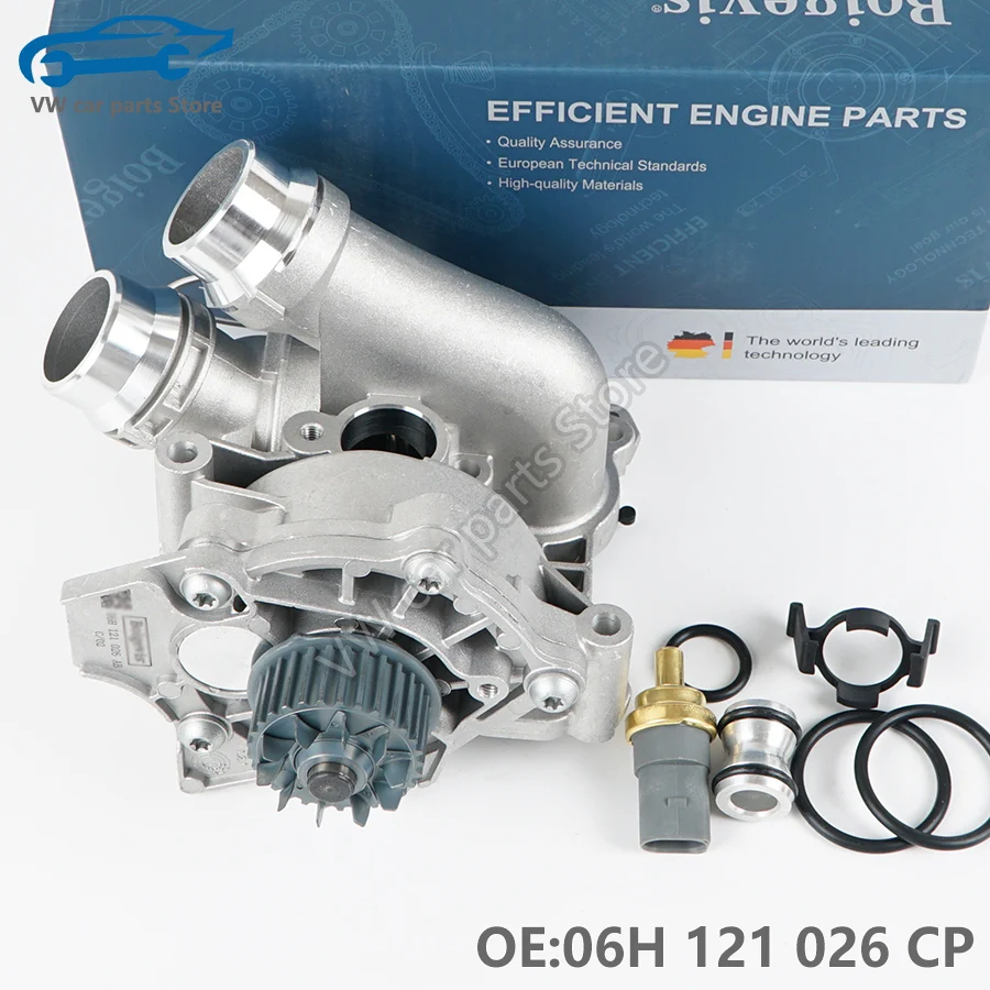 

06Х 121026 Полностью алюминиевый водяной насос EA888 GEN2 для Audi A3A4A5Q5 VW Golf MK6 GTI Passat B7 Tiguan CC Scirocco Jetta 06H 121 026 CP