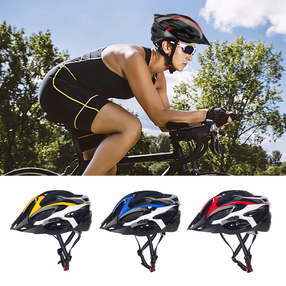 

New Bicycle Breathable Helmet Unisex Adjustable Mountain Bike Split Helmet Multi Color Ultra Light Anti-collision Bicycle Helmet