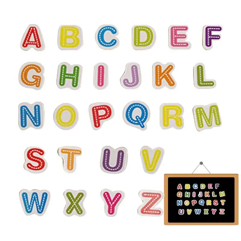 

Alphabet Fridge Magnets ABC 123 Refrigerator Magnets Colorful ABC Alphabet Toys Set Educational Spelling Learning Games For Kids