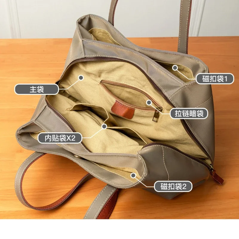 Женская модная большая сумка водонепроницаемая нейлоновая многофункциональная