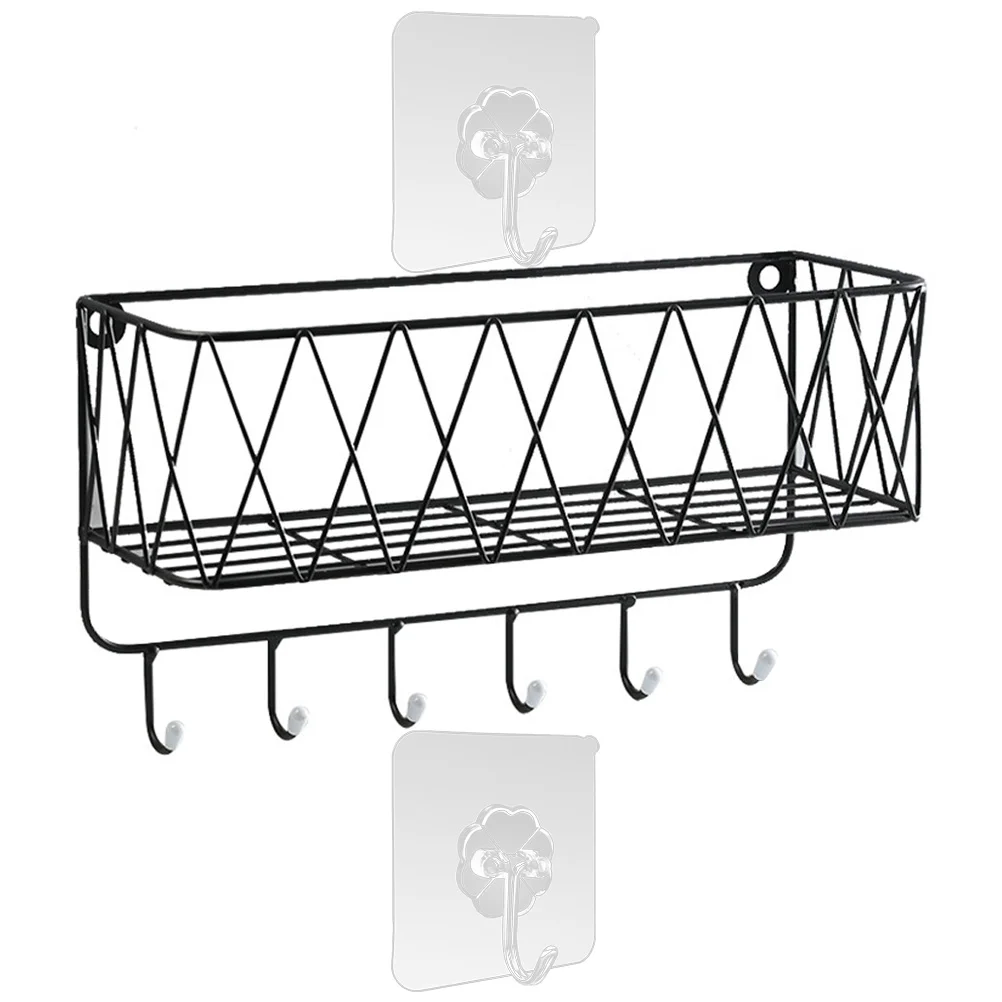 

Home Storage Bathroom Basket Wall Rack Shelf Winecup Stand Supplies Accessories