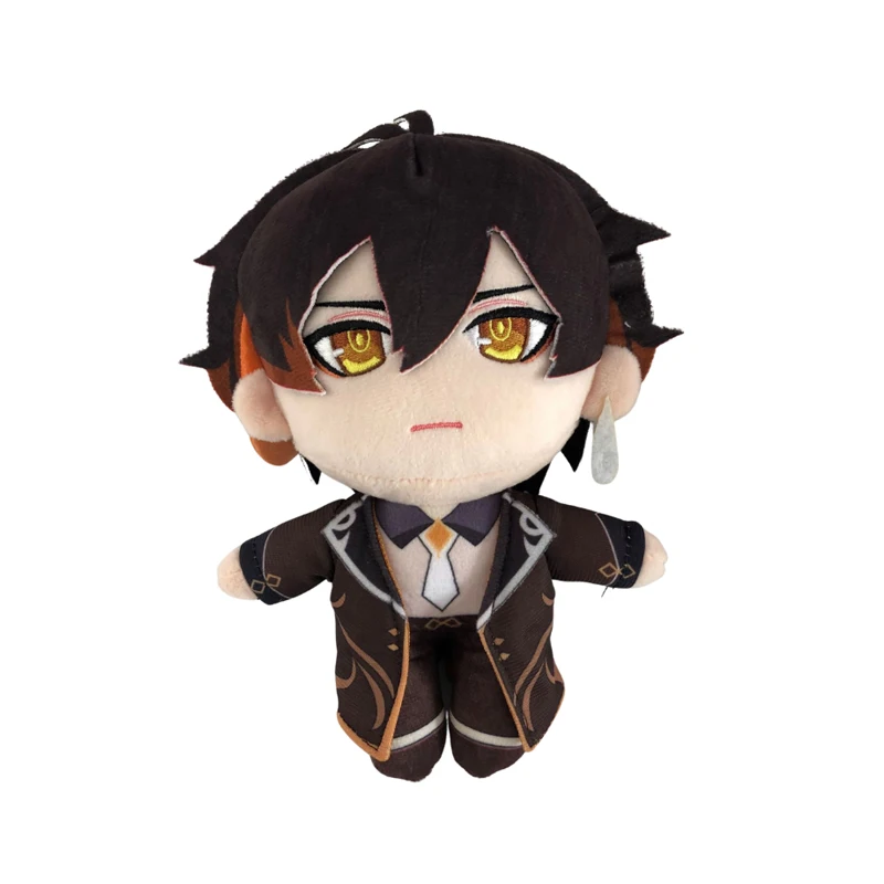 Genshin Impact Аниме Фигурки XIAO Zhongli Hu Tao Tartaglia Rei Plushie Кукла Подушка Мягкая Короткая