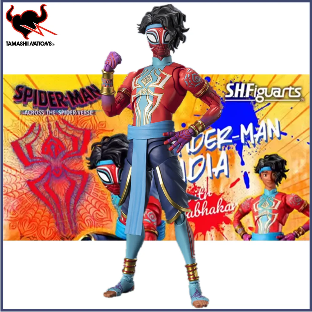 В наличии оригинальная аниме-фигурка Человек-паук: Across the Spider-Vers S.H.Figuarts Pavitr Prabhakar