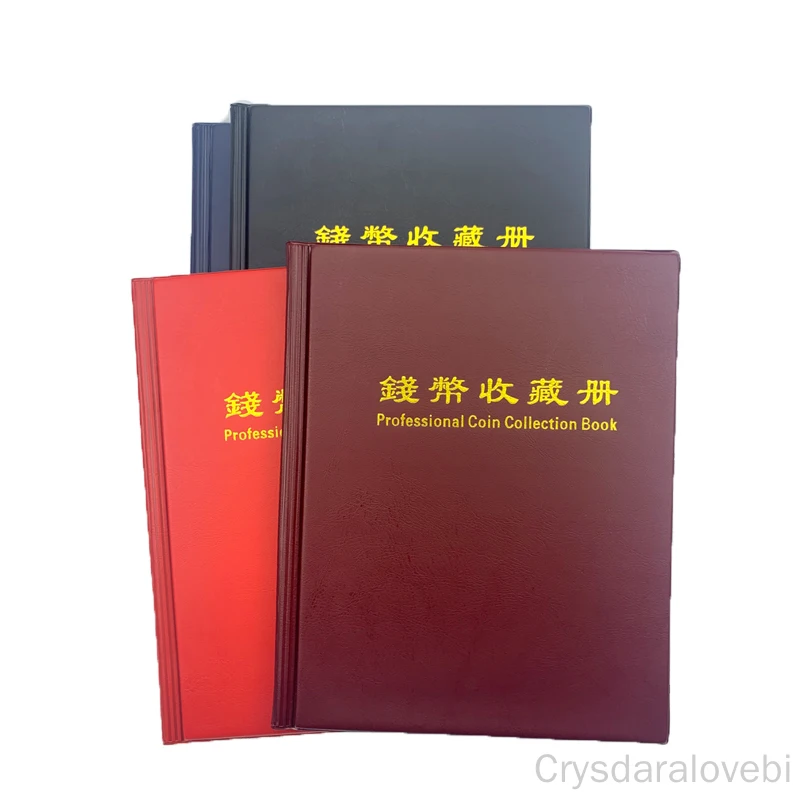 

High Quality Put 200 Pieces/Coins Album For Fit Cardboard Coin Holders Professional Coin Collection Book Bitcoin Collection