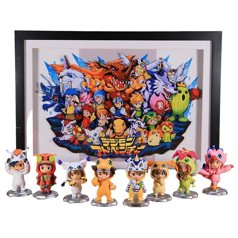 

Digimon Adventure Series Blind Box Toy Doll Cute Kawaii Anime Figure Toys Model Agumon Gabumon Palmon Gomamon Patamon Tailmon