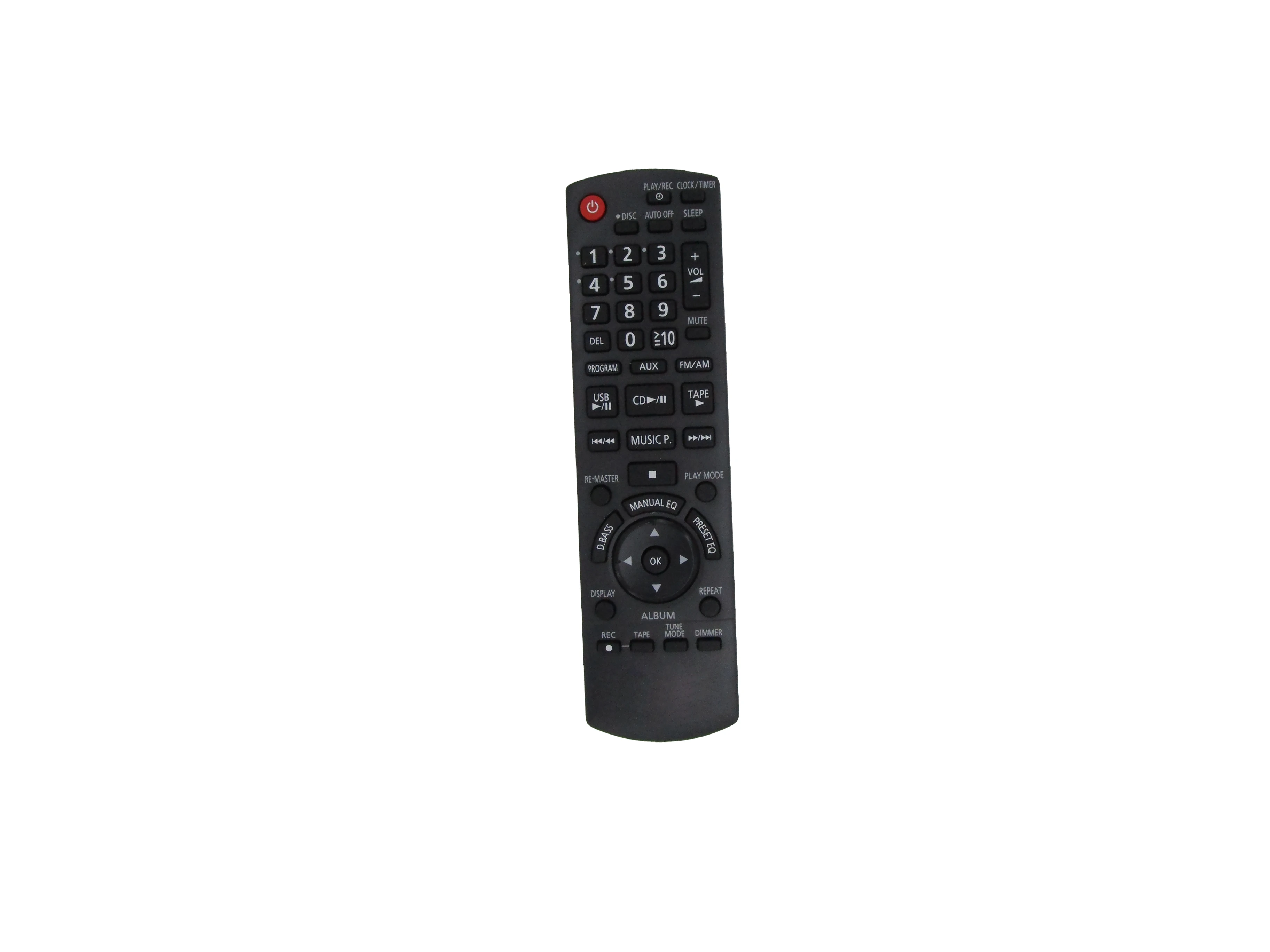 

Remote Control For Panasonic SA-PMX5EG-S SA-PMX5GK-S SC-HC25DBEBK SA-HC25 SC-HC25EF-K SC-HC25EF-S Compact CD Stereo Audio System