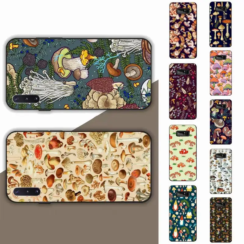 

Graffiti Line Mushroom Phone Case for Samsung Note 5 7 8 9 10 20 pro plus lite ultra A21 12 72