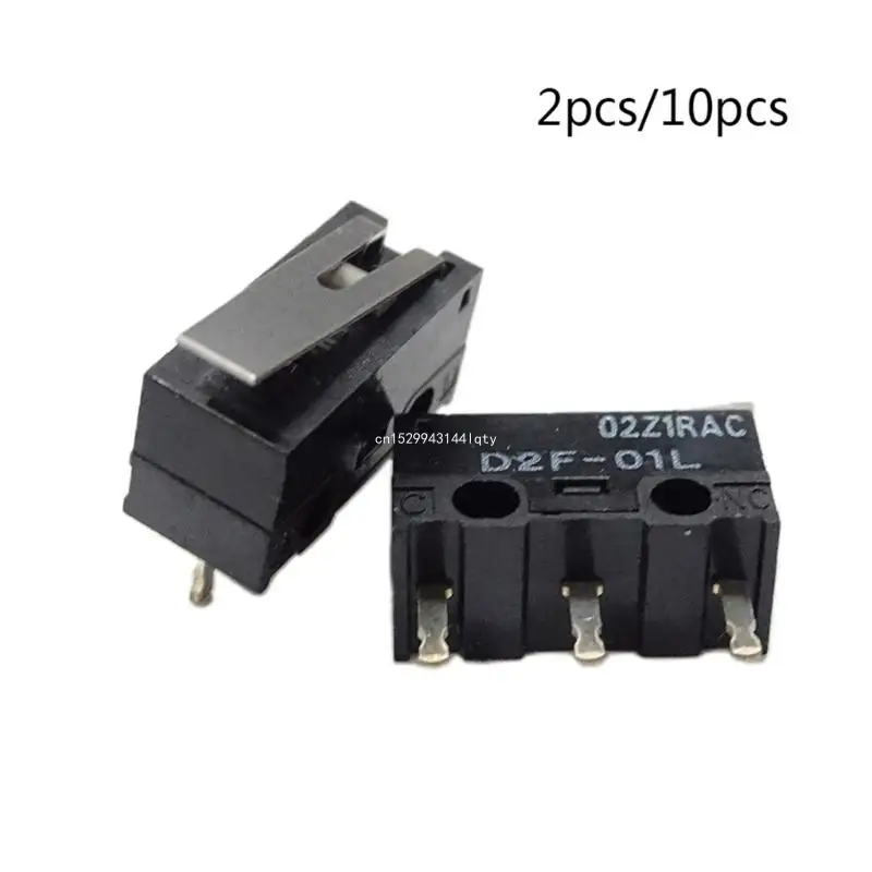 2/10 шт. микропереключатели для мыши оригинальные D2F-01L (10 м щелчков) концевые