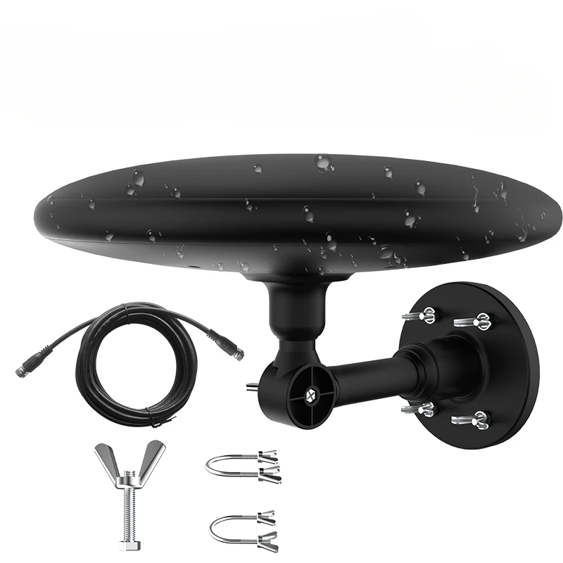 

Digital Terrestrial RV/Caravan TV antenna Multiple TVs 360 Dual Omni Directional Compatible for AM/FM/VHF/UHF