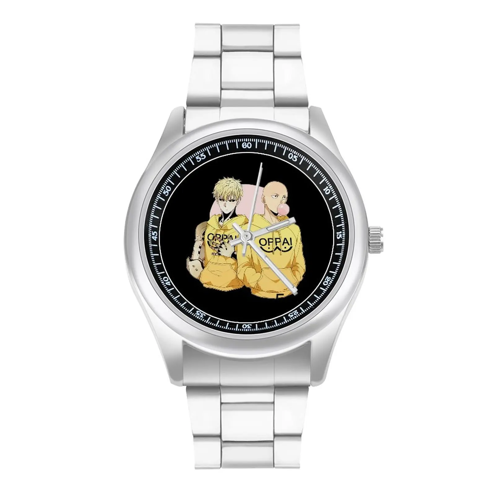 

Friends One Punch Man Quartz Watch Anime Stainless Photo Wrist Watch Lady Sports Simple Good Quality Wristwatch