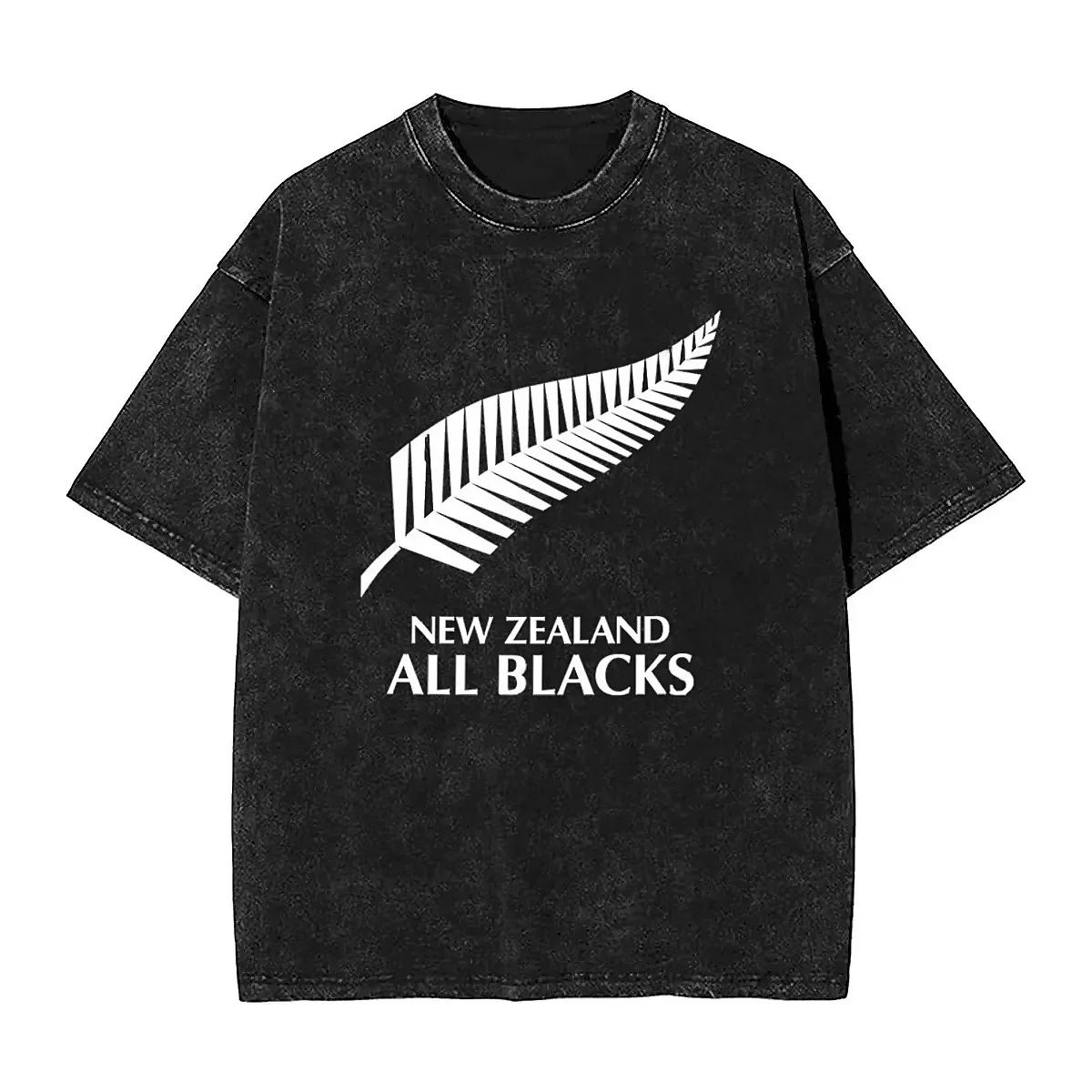 Футболка унисекс Новая Зеландия Мытые футболки новинка регби команда летняя