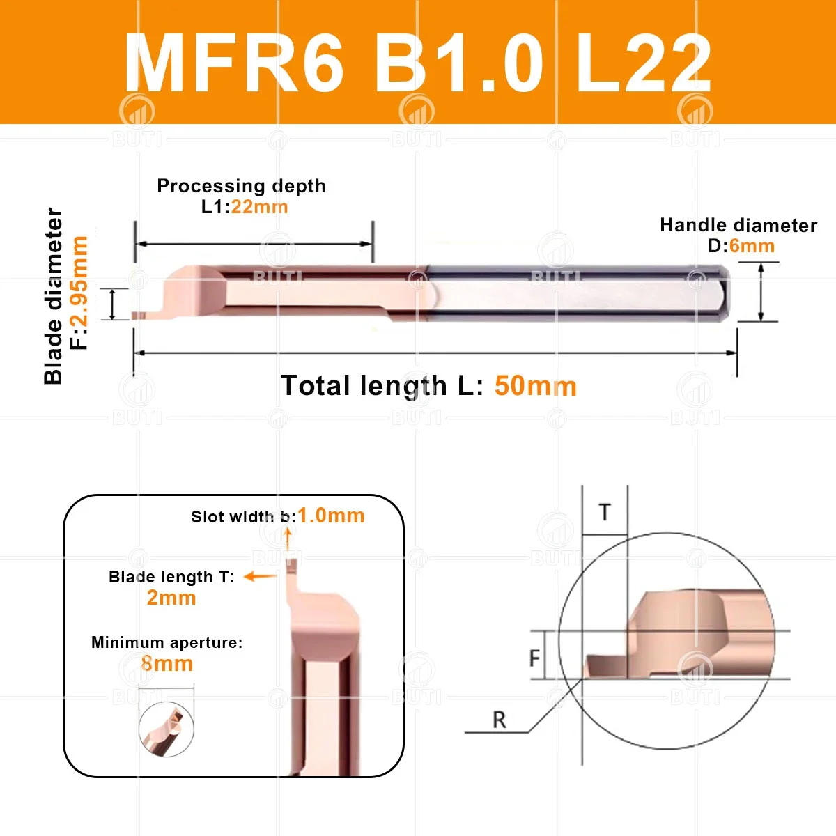 

Расточные инструменты MFR/MFL из вольфрамовой стали 1 шт.