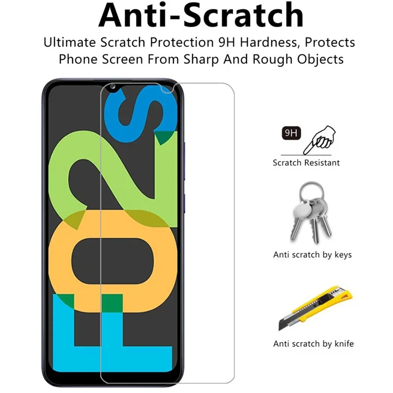 Чехол для samsung f02s защита экрана закаленное стекло на galaxy f 02 s f02 защитный чехол