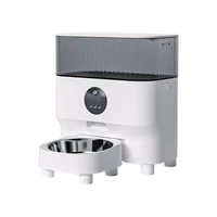 automatic feeder cat dog video voice modern pet bowl and feeder