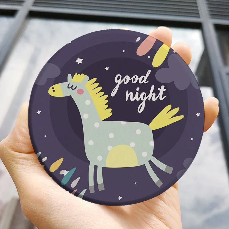 

Personalized Top-end Diatom Mud Cup Pad Fairy Tales Fable Marble Mat Marble Mat Coffee Art For Table Kawaii Cup Coasters For Cof