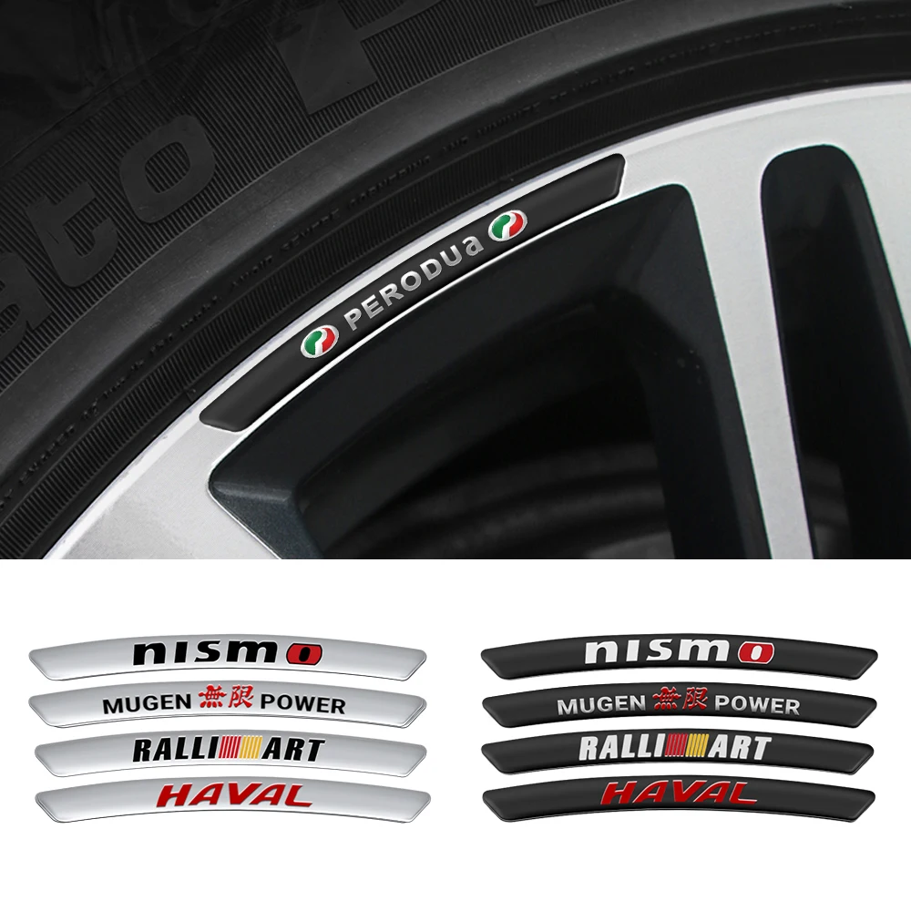 4 шт. алюминиевые автомобильные Значки колесные диски гоночные наклейки автомобильное украшение для Haval jolion Hover H7 F7 H2 F5 h8 DARGO 2021X-DOG DHT XY