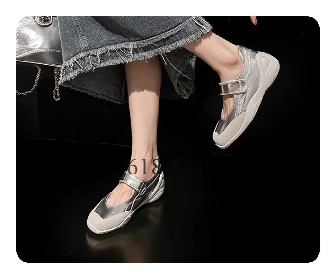 Туфли-лодочки женские из натуральной кожи с круглым носком 3 см или 6