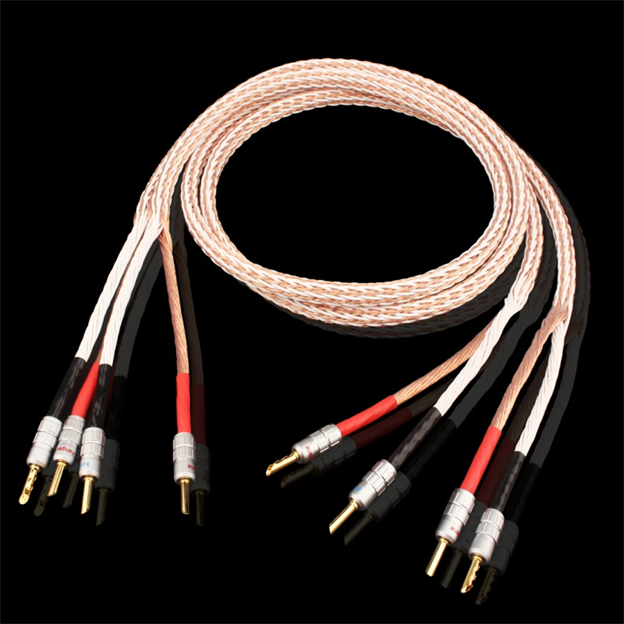 Hi-End KB 12TC OCC провод для динамика Hifi кабель CMC BFA 4 Банановый штекер к банановым/24