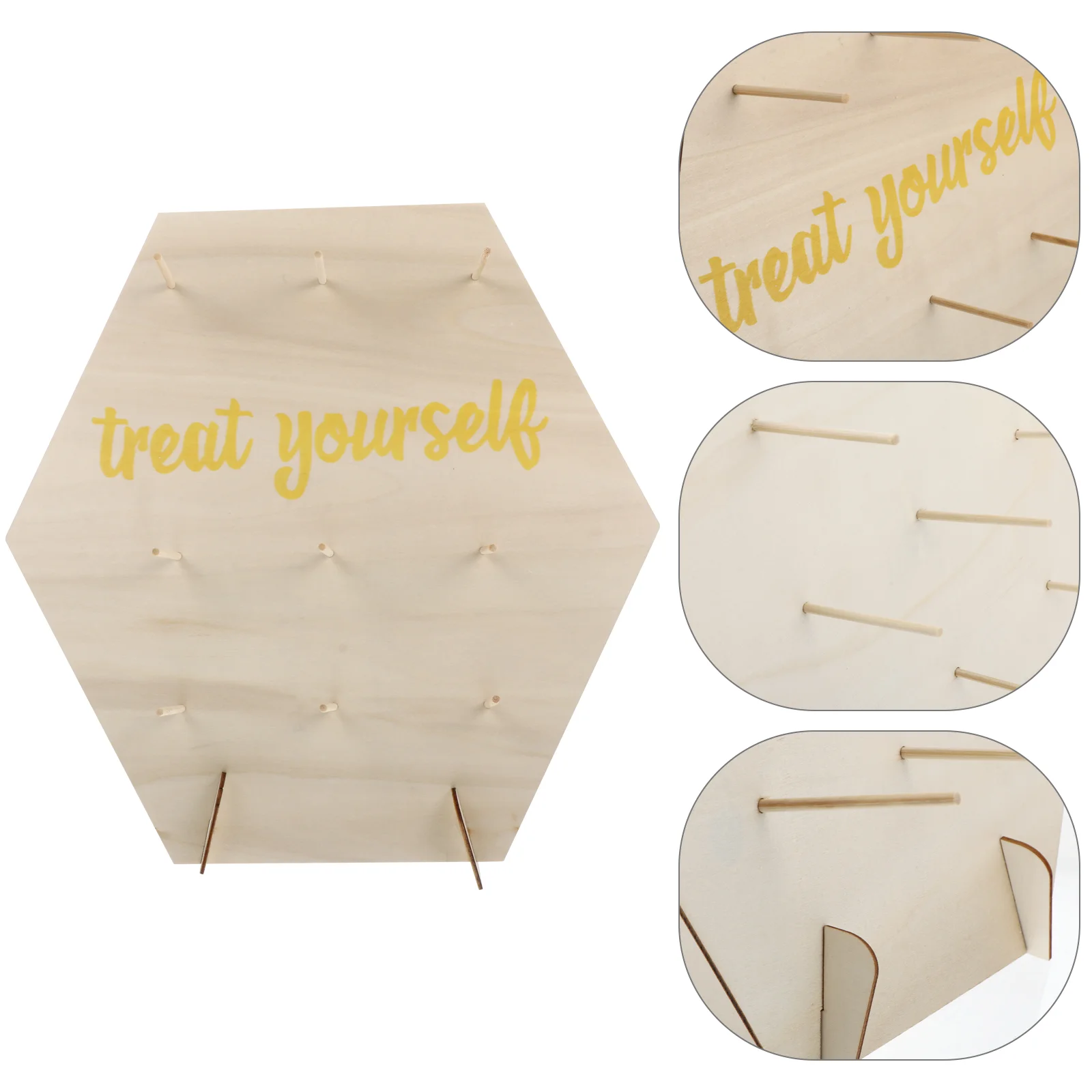 

Stand Donuts Boards Set Dessert Table Stands Donut Holder Pegboard for Donuts Doughnuts Stands