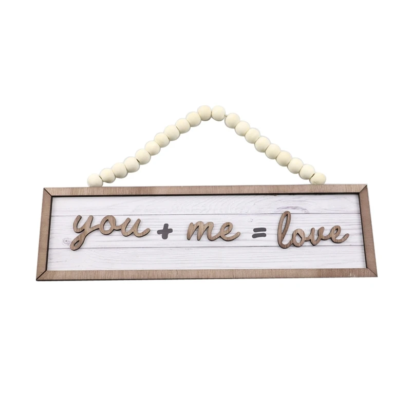

American Rustic Wedding Sign You Me Love Letters Decorative Ornament