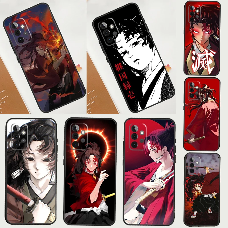 Yoriichi Tsugikuni Kimetsu No Yaiba чехол для Samsung Galaxy A54 A34 A14 A51 A71 A52S A73 A53 A33 A13 A12 A52 A32 A22 задний Чехол