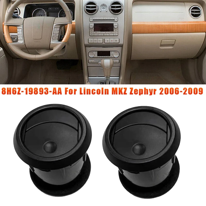 

8H6Z-19893-AA Dash Board A/C Heat Vent Louvre For Ford Fusion Lincoln MKZ Zephyr Mercury 2006-2009 Air Outlet Duct