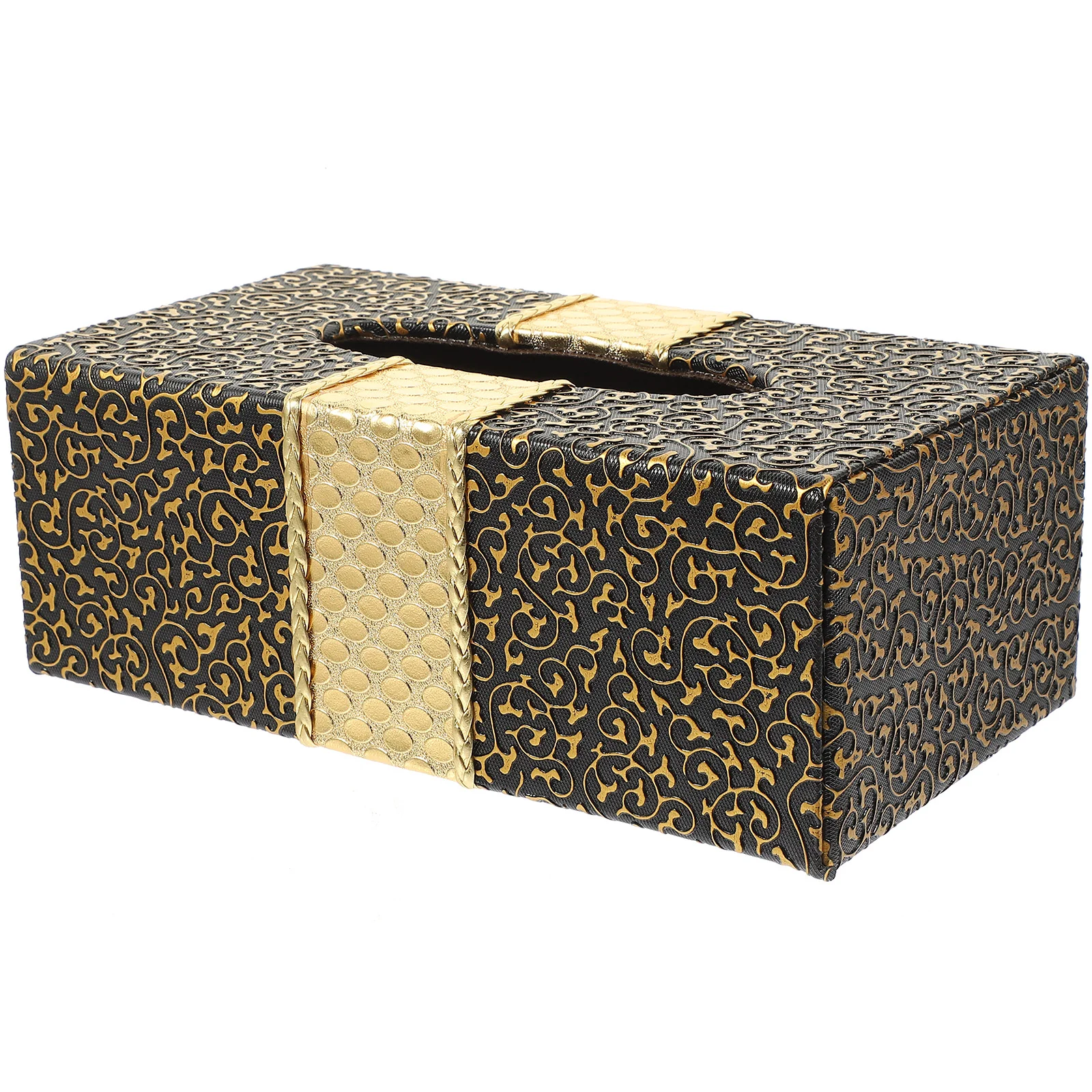 

High-grade Paper Box Napkin Holder Car Decor Decorate Tissue Storage Case Desktop Container Table