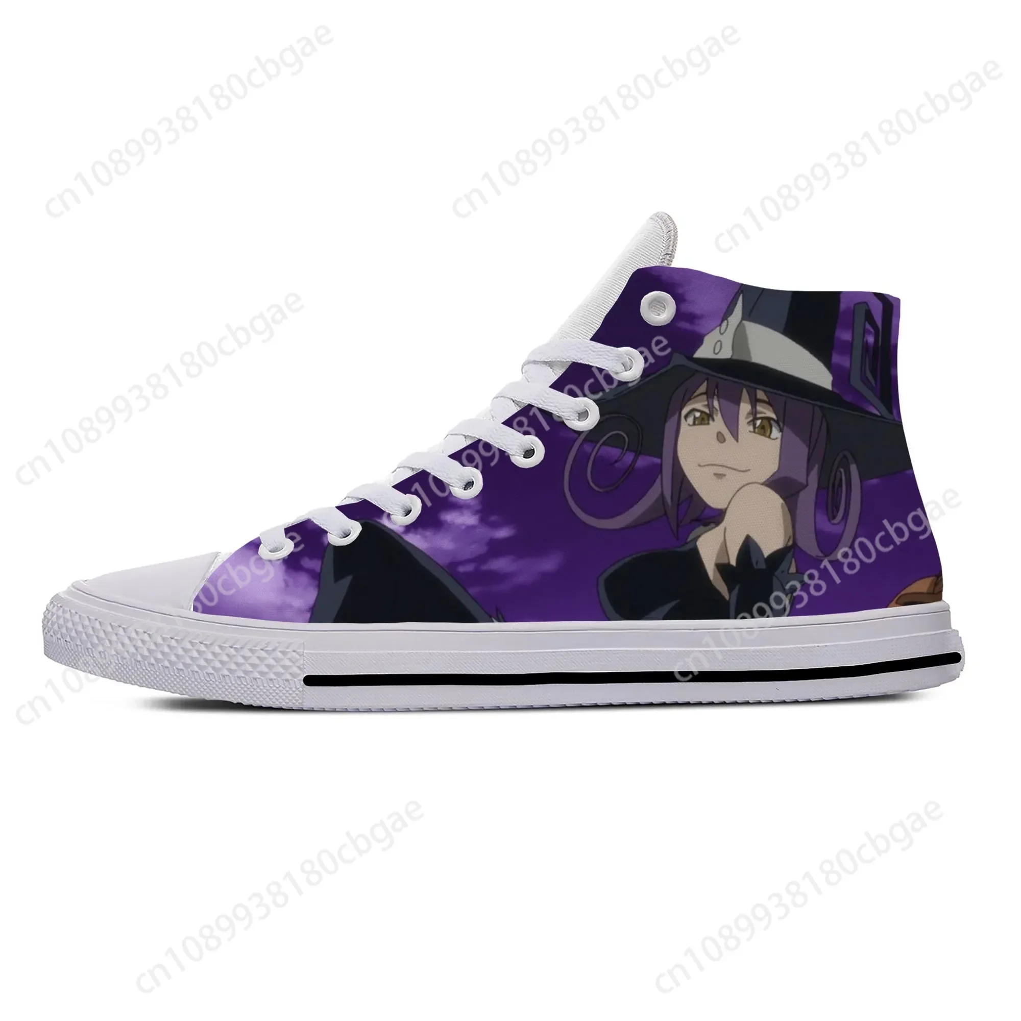 Hot Japanese Anime Manga Cartoon Soul Eater Blair Casual Cloth Shoes High Top Lightweight Breathable 3D Print Men Women Sneakers