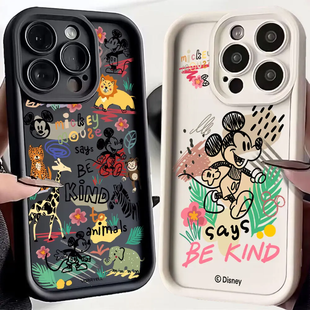 Роскошный чехол для телефона с изображением Микки Xiaomi Redmi Note 9 10 10C 11 12 12C 13 13C 14C A1 A3