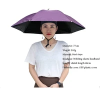 umbrella hat foldable fishing cap garden outdoor head umbrella hiking beach headwear cap travel cycling camping head hat