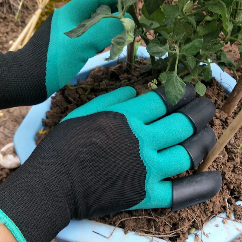 

Gardening Gloves Protective Planting Flowers And Plants Waterproof Wear-Resistant Thickened Planing Soil Breathable Paw Gloves