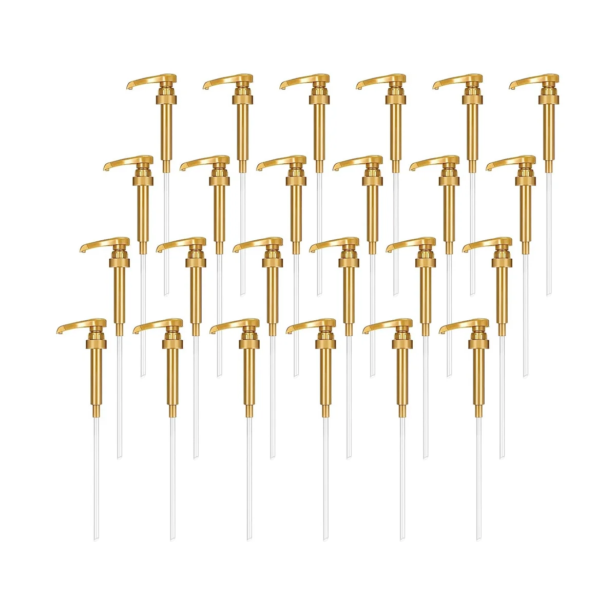 

Диспенсер с помпой для кофейного сиропа, подходит для бутылок с сиропом для кофе 25,4 унций/750 мл, кофейных баров, чая, 24 упаковки