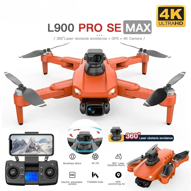 

L900 Pro SE MAX Drone 5G Wifi FPV Camera 360 ° Obstacle Avoidance GPS 4K Professional Brushless Motor RC Quadcopter Mini Dron To