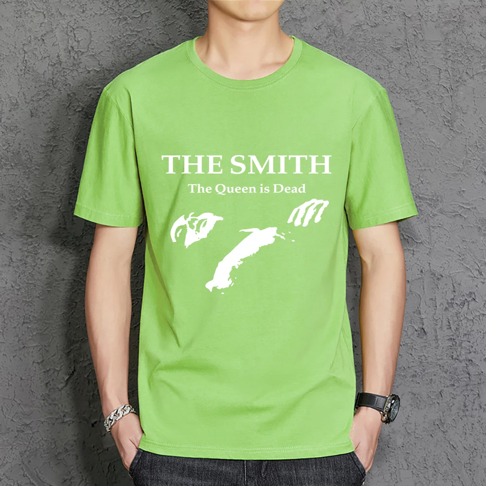 

Футболка мужская с изображением Смита, королевы мертвец, винтажная женская спортивная хлопковая рубашка, Повседневная футболка с графическим принтом
