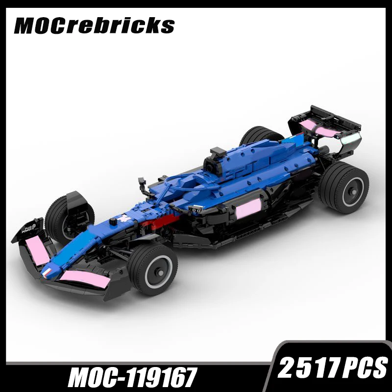 

Супермашина серии F1 A522 масштаб 1:8 MOC строительные блоки коллекция экспертов высокой сложности технологии образование головоломка Кирпичи Игрушки