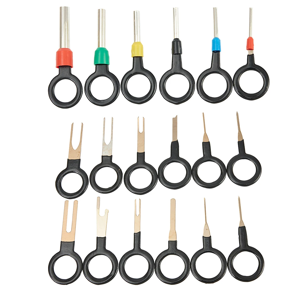

21Pcs Terminal Remover Tools Car Connector Pin Extractor Puller Replacement Repair Universal Useful Accessories