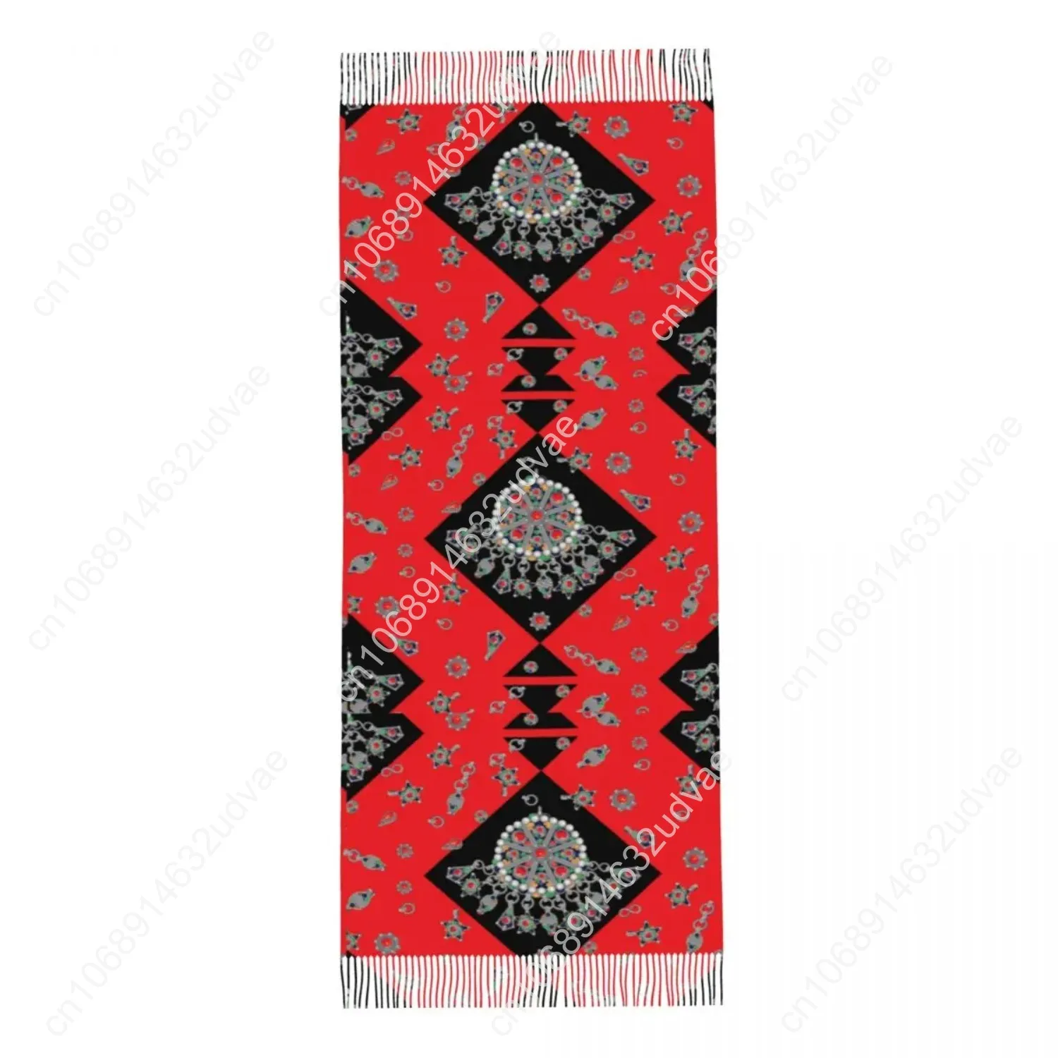 Ювелирные изделия Kabyle с принтом по индивидуальному заказу шарф в африканском