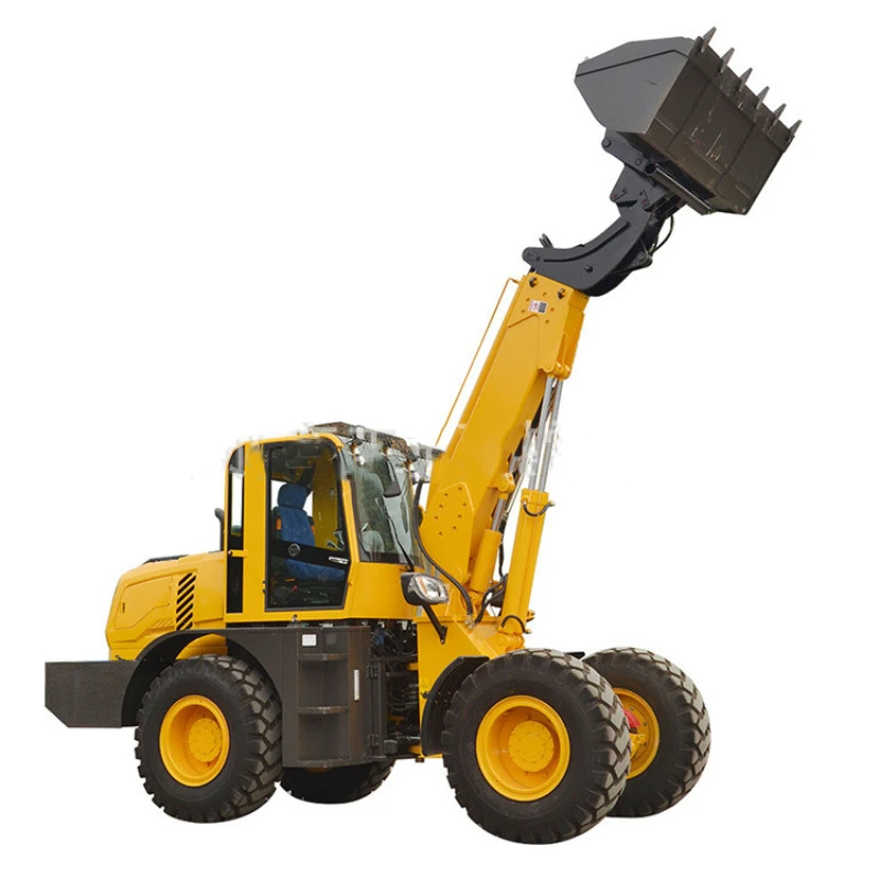 Telescopic Boom Loader Wheeled Multifunctional Construction Machinery Forklift TL2500 Telescopic Boom Crane Forklift Loader