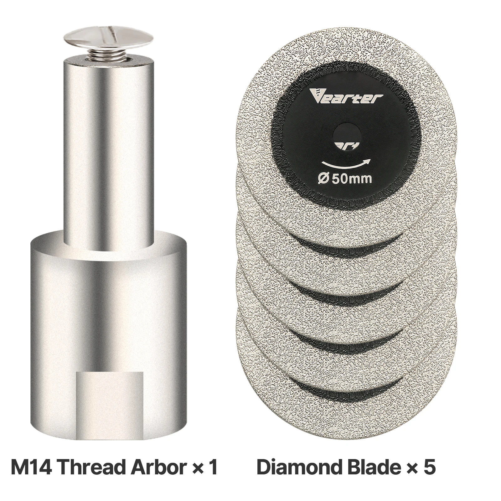 

Алмазное пильное полотно веarter 50 мм, хвостовик M14