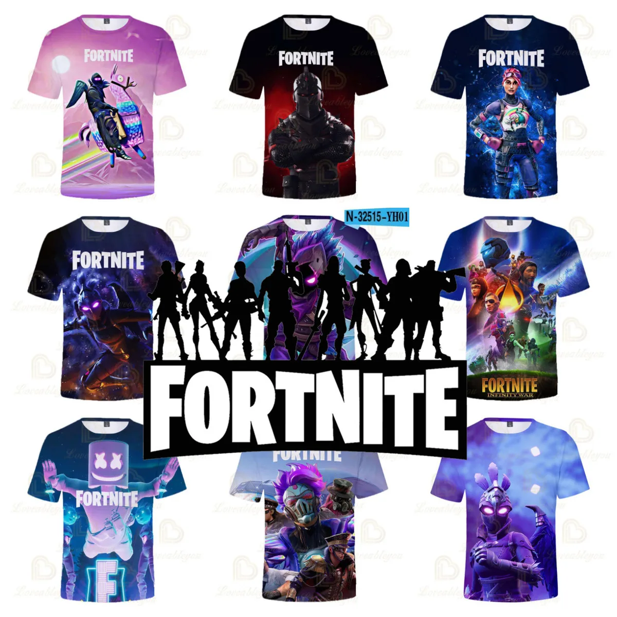 

Battle Royale Fortnite 3d T-shirt Men and Women 2022 Shooter Victory Kids Tops Girls Boys Clothes Harajuku Children Tshirt