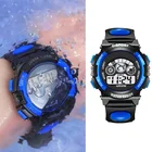 Светящиеся водонепроницаемые часы для детей и студентов, электронные часы с циферблатом, многофункциональные наручные часы для мальчиков и девочек
