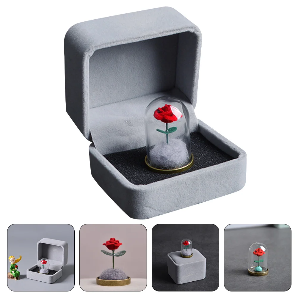 

Flower Rosepreserved Eternal Cover Decor Gifts Roses Realromantic Immortal Gift Birthdaywife Artificial Fresh Her Love Bottle