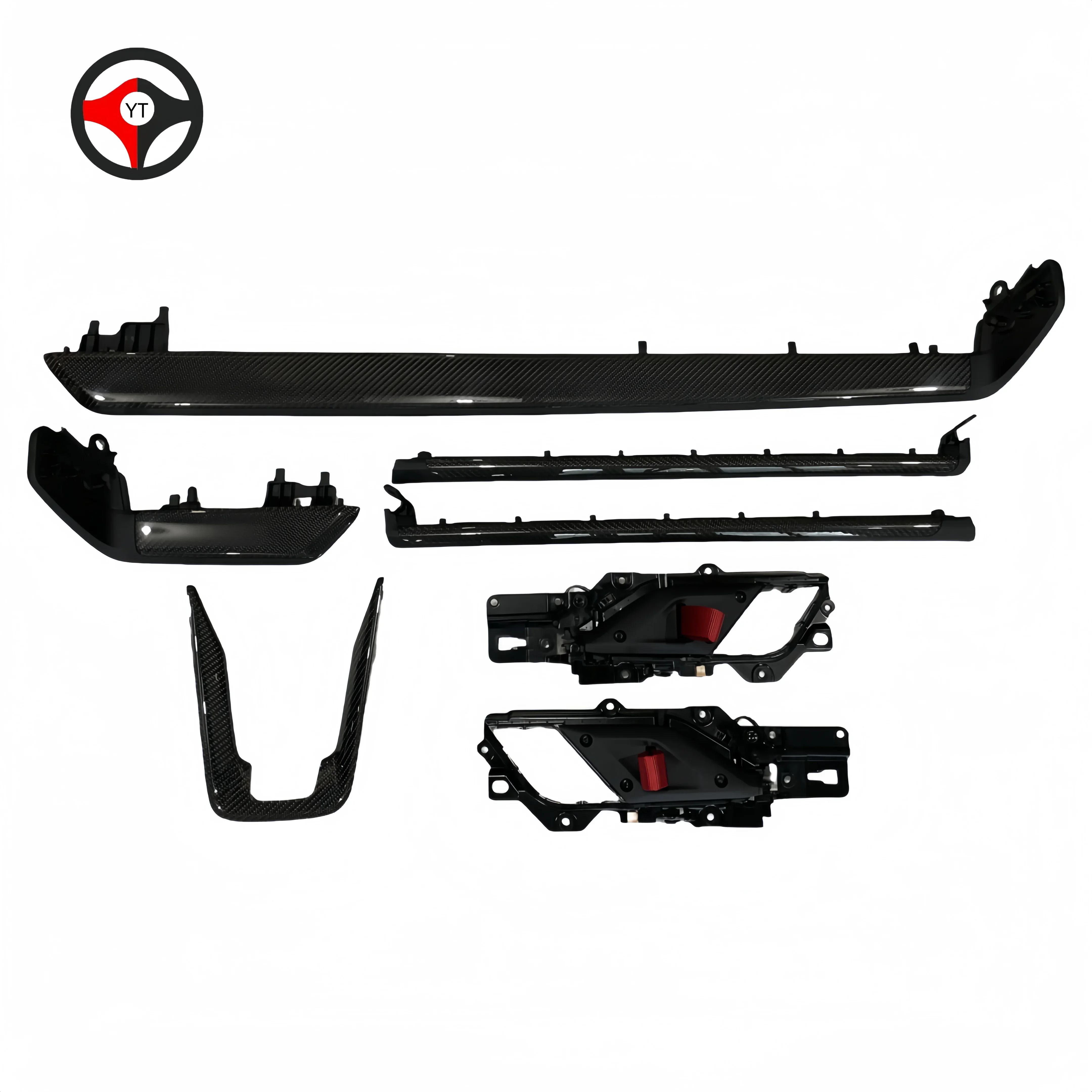 Для 911 GT3RS 992 echte вышивка Kohlenstofffaser armaturenbrett-Beschlag innenweissach Paket Innenset