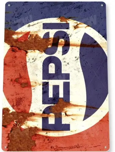 

Pepsi Cola Ретро жестяная вывеска из алюминия