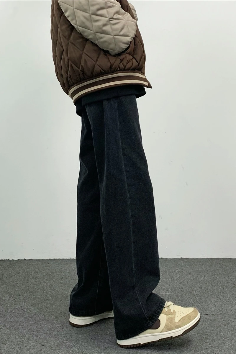 JEAN MAN Hip Hop Retro Japanese Trend Straight Pants Women's Jeans High Street Jeans Men's Loose Jeans Street Pants Y2k Pants